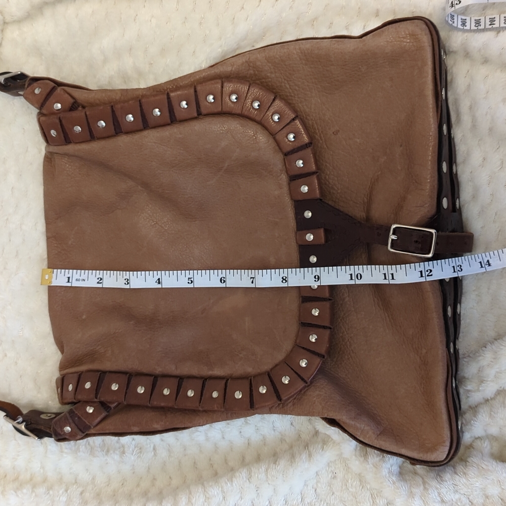 💕HP💕Bella Dolci Handcrafted Brown Leather Shoulder Bag - Picture 12 of 14